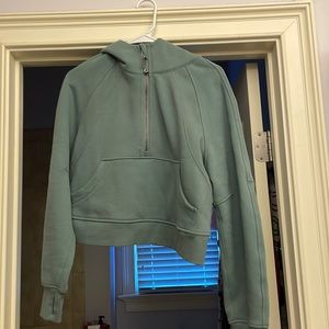 New without tags Tidewater Teal scuba oversized half zip lululemon xs/s